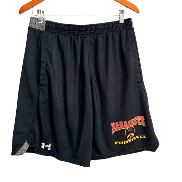 Under Armour Paraclete Football Mens Athletic Shorts Size L Black - Picture 1 of 6
